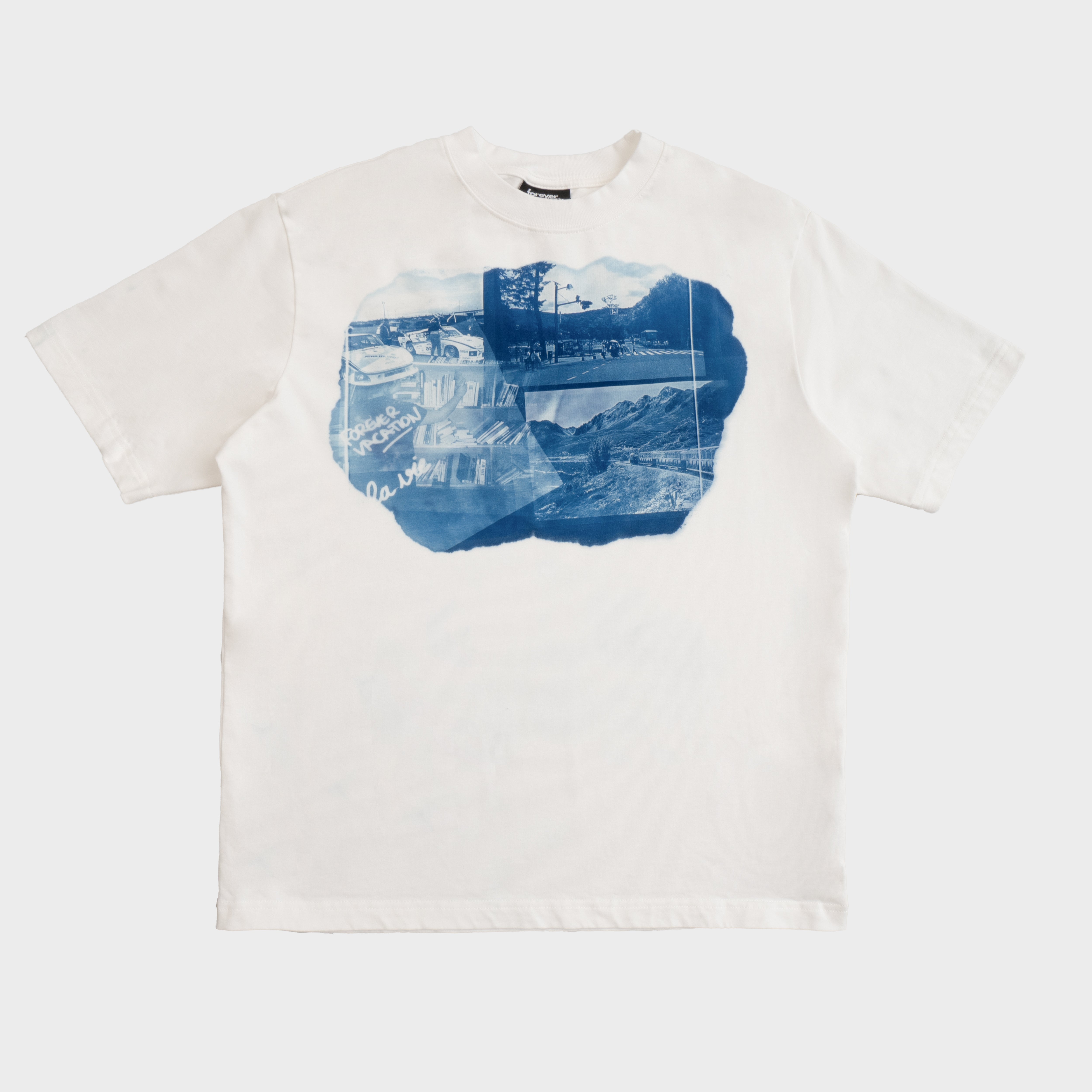 CYANOTYPE "La Vie" T-SHIRT-thumbmail-3